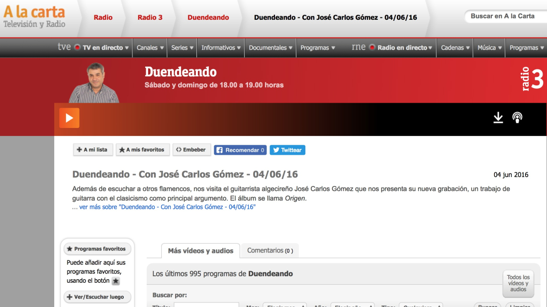 rtve audio